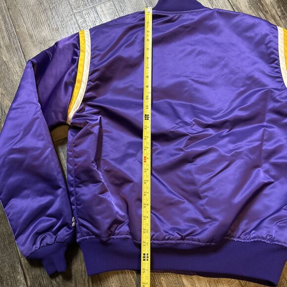 Vintage 80’s Starter Los Angeles Lakers NBA satin Jacket Men’s Large - Picture 7 of 8